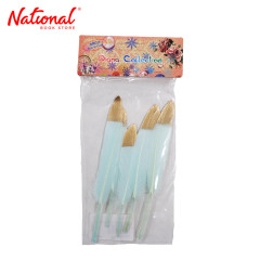 Arco Diana Feathers F4450, 2 Tone Sky Blue and Gold -...