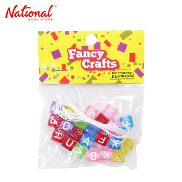 Letter Beads EG18142, Neon - Arts & Crafts Supplies - Scrapbooking