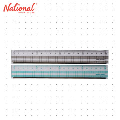 Morning Glory Plastic Ruler Color Cutting Guide Grid Green/Gray 1500 30112-79711 8 inches (color may vary)
