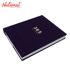 365 Daily Journal Denim Fabric Cover 6.3x7.8 inches 184 Sheets - Notebooks & Journals