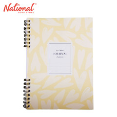 Garden Party Spiral 80's Ruled Soft Cover with Pocket Notebook 5.8x8.2 inches - Hearts Design