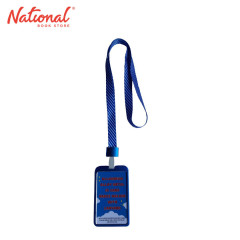 ID Protector Vertical with Lanyard Aluminum Stripe Blue...
