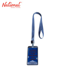 ID Protector Vertical with Lanyard Aluminum Stripe Gray...