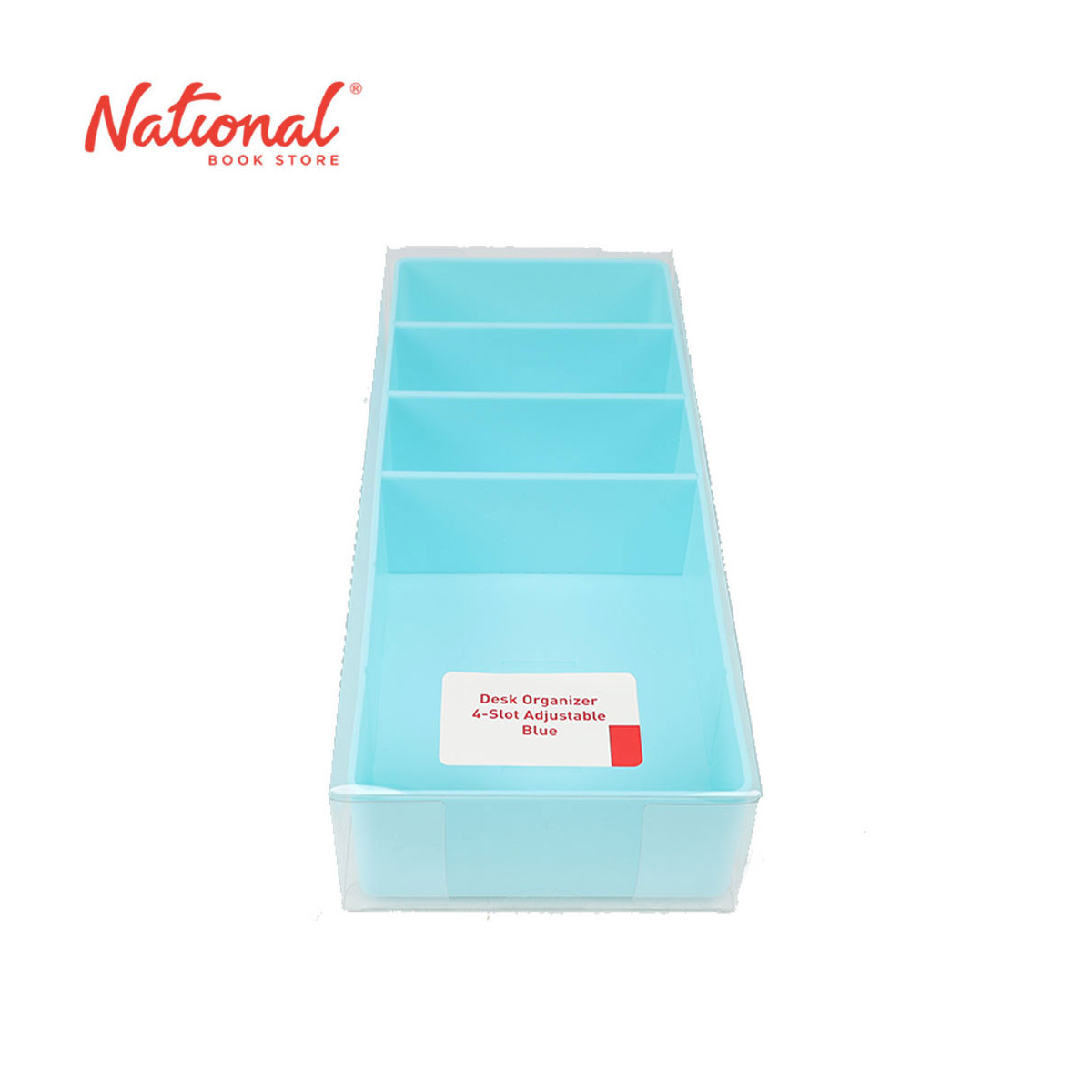 NB Looking Desk Organizer NC20T019 Blue 4-Slot Adjustable - Office Supplies
