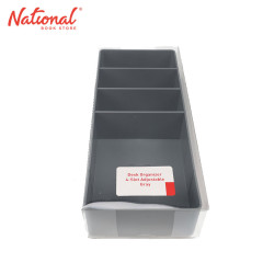 NB Looking Desk Organizer NC19ST019 Gray 4-Slot...
