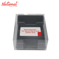 NB Looking Memo Pad Holder NC19ST015 Gray 2-Slot - Office Supplies