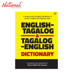 English-Tagalog And Tagalog English Dictionary w/ Index...