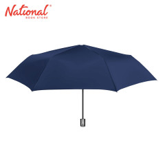 NBS Folding Umbrella Automatic Navy, Blue - Outdoor -...