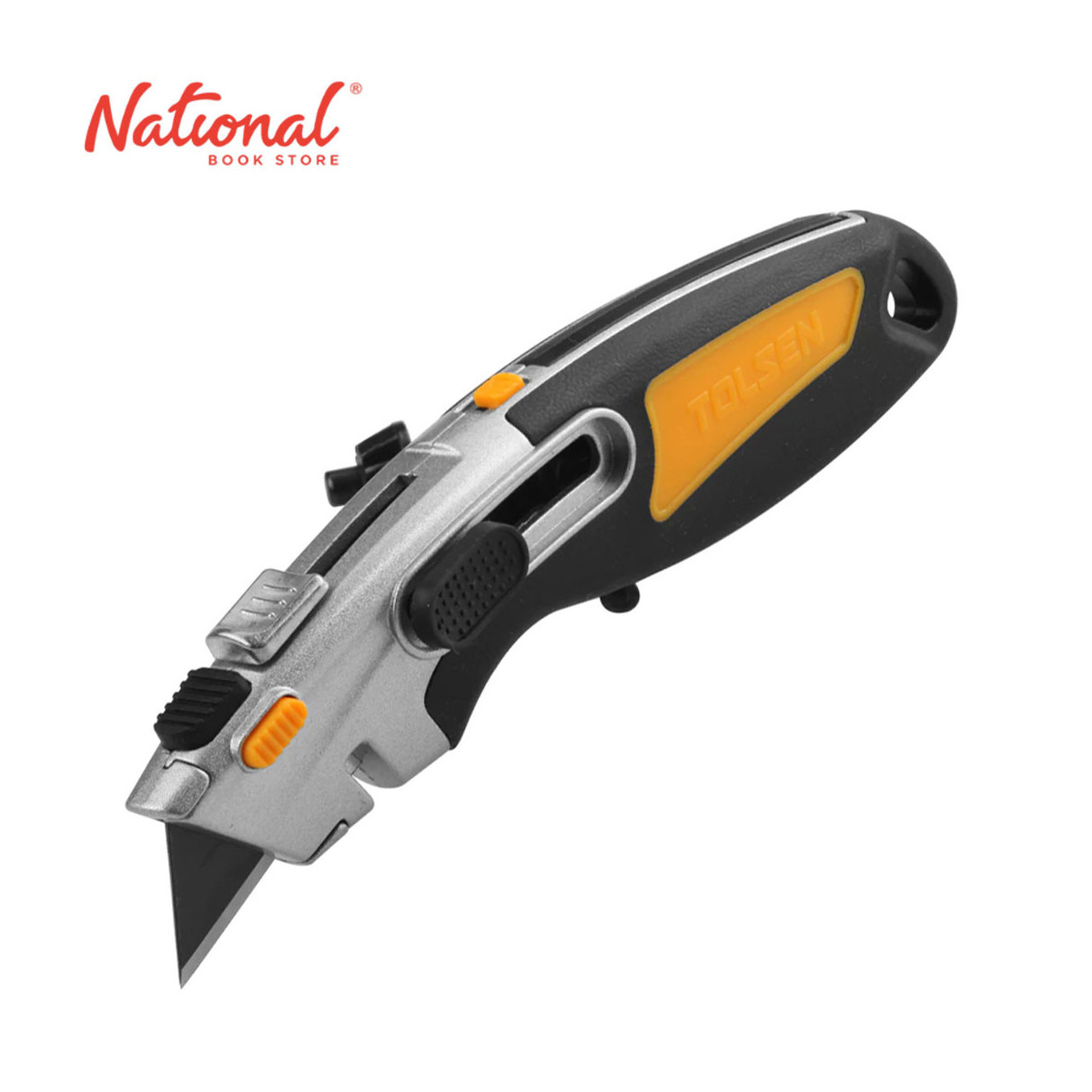 Tolsen Heavy Duty Cutter Big Double Function Utility Knife Industrial 30019 61x19mm Office Supplies