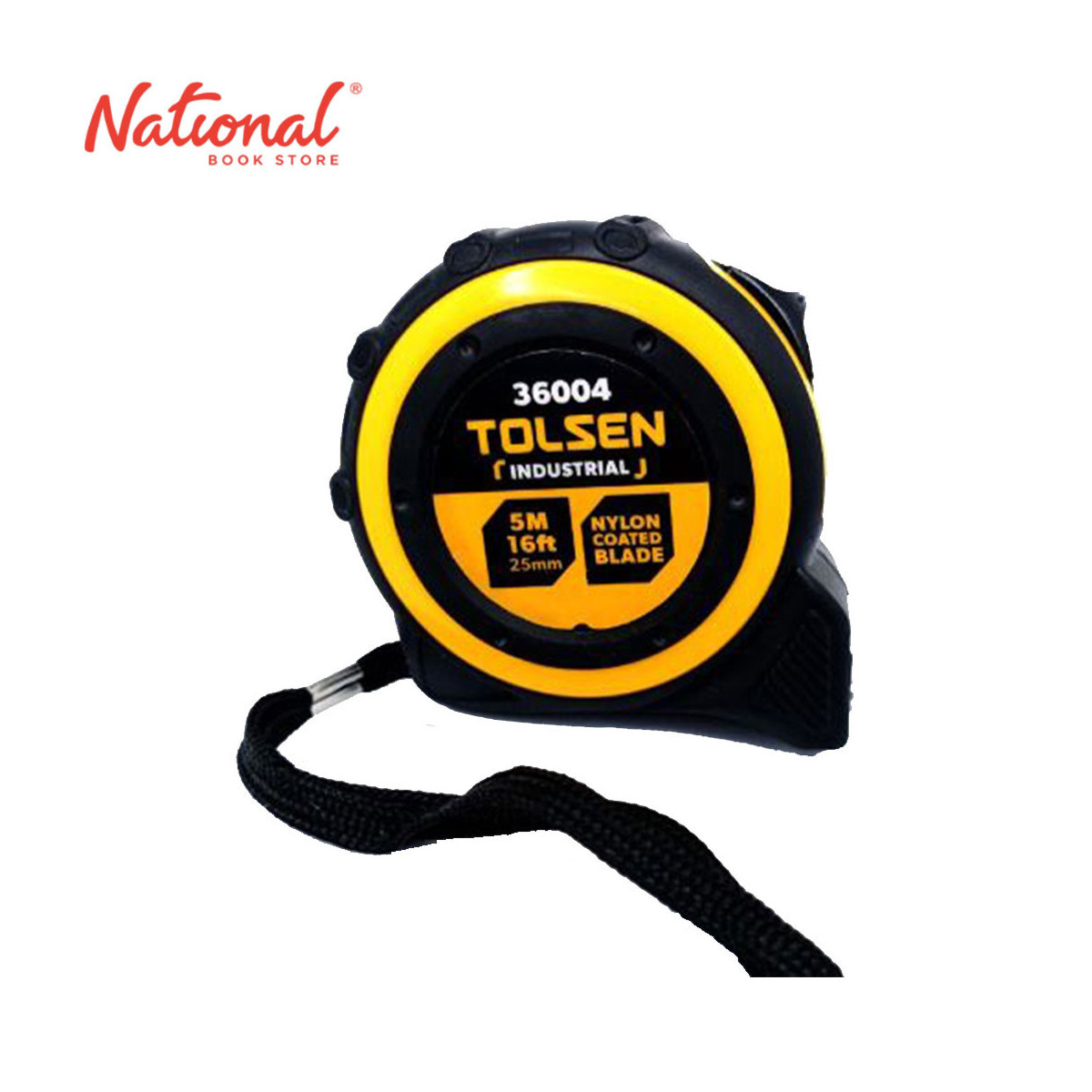 Tolsen Steel Tape Industrial 36004 5m/16ftx25mm - Home Tools