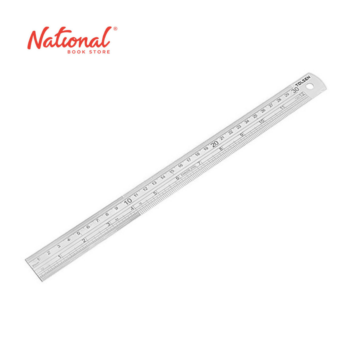 Tolsen Steel Ruler Stainless Steel 12inches 35026 300mm - Home Tools