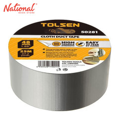 Tolsen Cloth Tape Gray 50281 48mmx25m - School & Office Essentials
