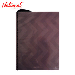 Premiere Notes Yarn Notebook Printed 5.83x7.87 inches Olive Zigzag 80s 45gsm - School Supplies