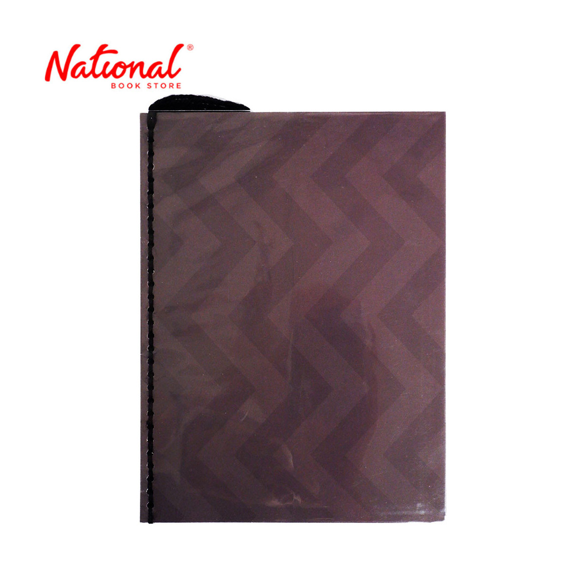 Premiere Notes Yarn Notebook Printed 5.83x7.87 inches Olive Zigzag 80s 45gsm - School Supplies