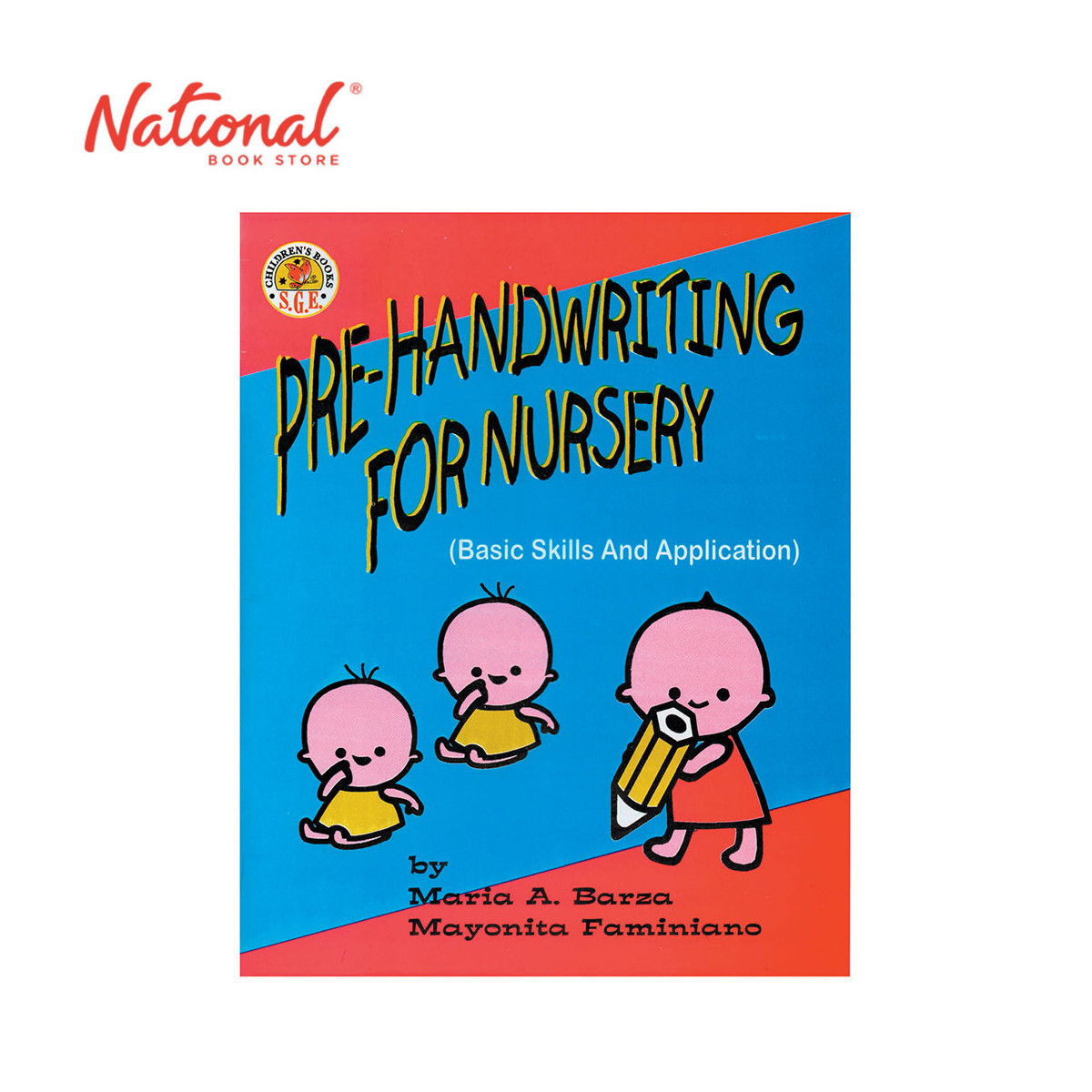 Pre-Handwriting for Nursery by Maria Barza & Mayonita Faminiano - Trade Paperback - Preschool Books