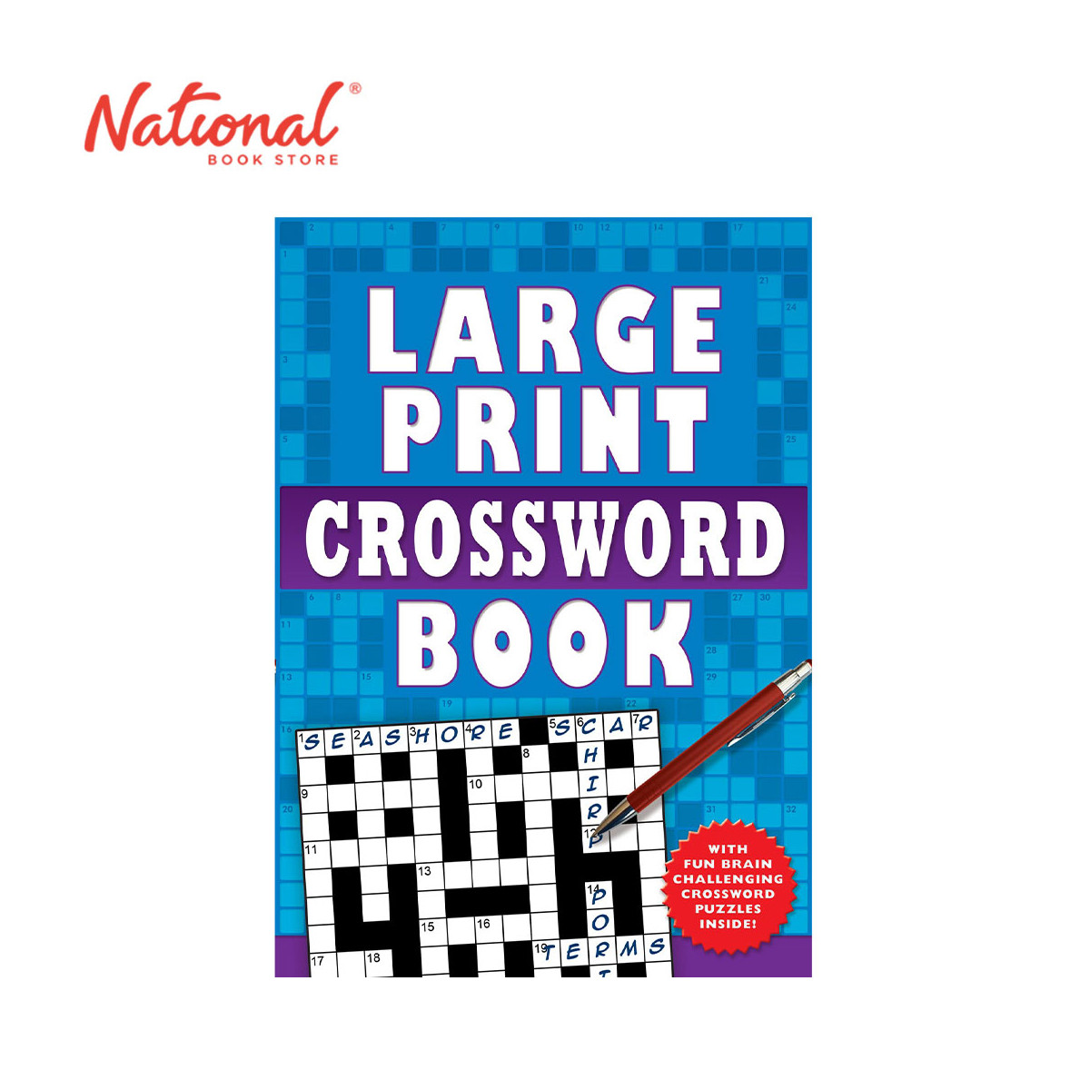 Large Print Crossword Book 1 to 2 - Trade Paperback - Puzzle Games