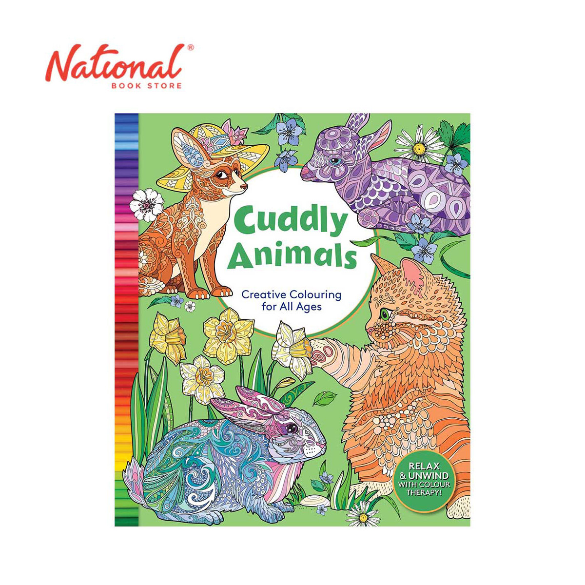 Cuddly Animals: Creative Coloring for All Ages - Trade Paperback - Coloring Book