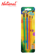 Crayola Brush Set 53515 4 pieces Tip Nylon - Assorted -...