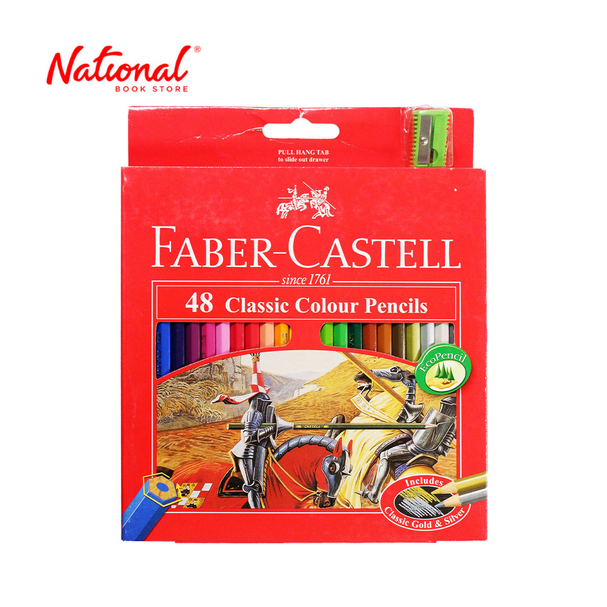 Faber Castell Colored Pencil Classic 12115858 48 Colors Long - Arts & Crafts Supplies