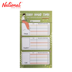 Take Your Time Pero Tandaan Ang Mga Deadlines Notepad - School & Office Supplies