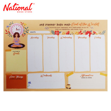 Ang Planner Bago Mag-End Of The World Undated Planner Pad - School Supplies