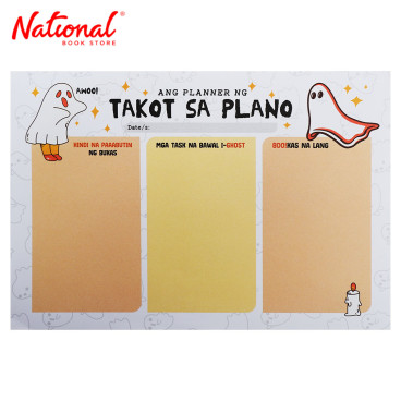 Ang Planner Ng Takot Sa Plano Awoo! Undated Planner Pad - School Supplies