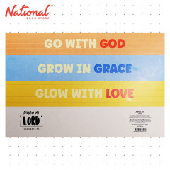 Go with God Grow In Grace Glow with Love Notepad - School & Office Supplies