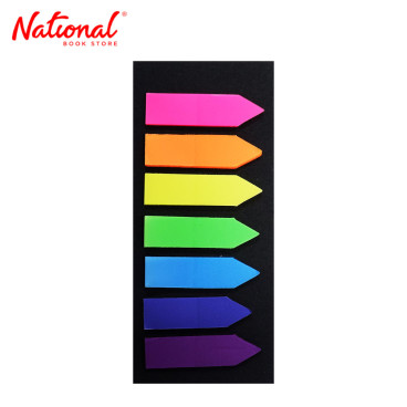Tape Flags Neon Arrow Head 12.5x5.5cm 20's 7 Colors - School & Office Supplies