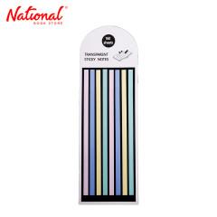Tape Flags Transparent Long Strip 20x6.6cm 20 Sheets 8 Colors - School & Office Supplies