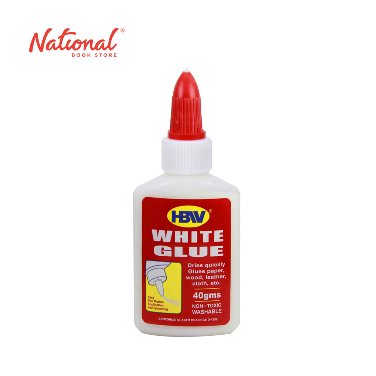 HBW Glue white 40Grams G-40 - Back to School Supplies