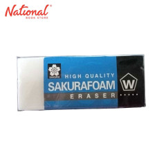 Sakura Foam Eraser White Big - Back To School Supplies