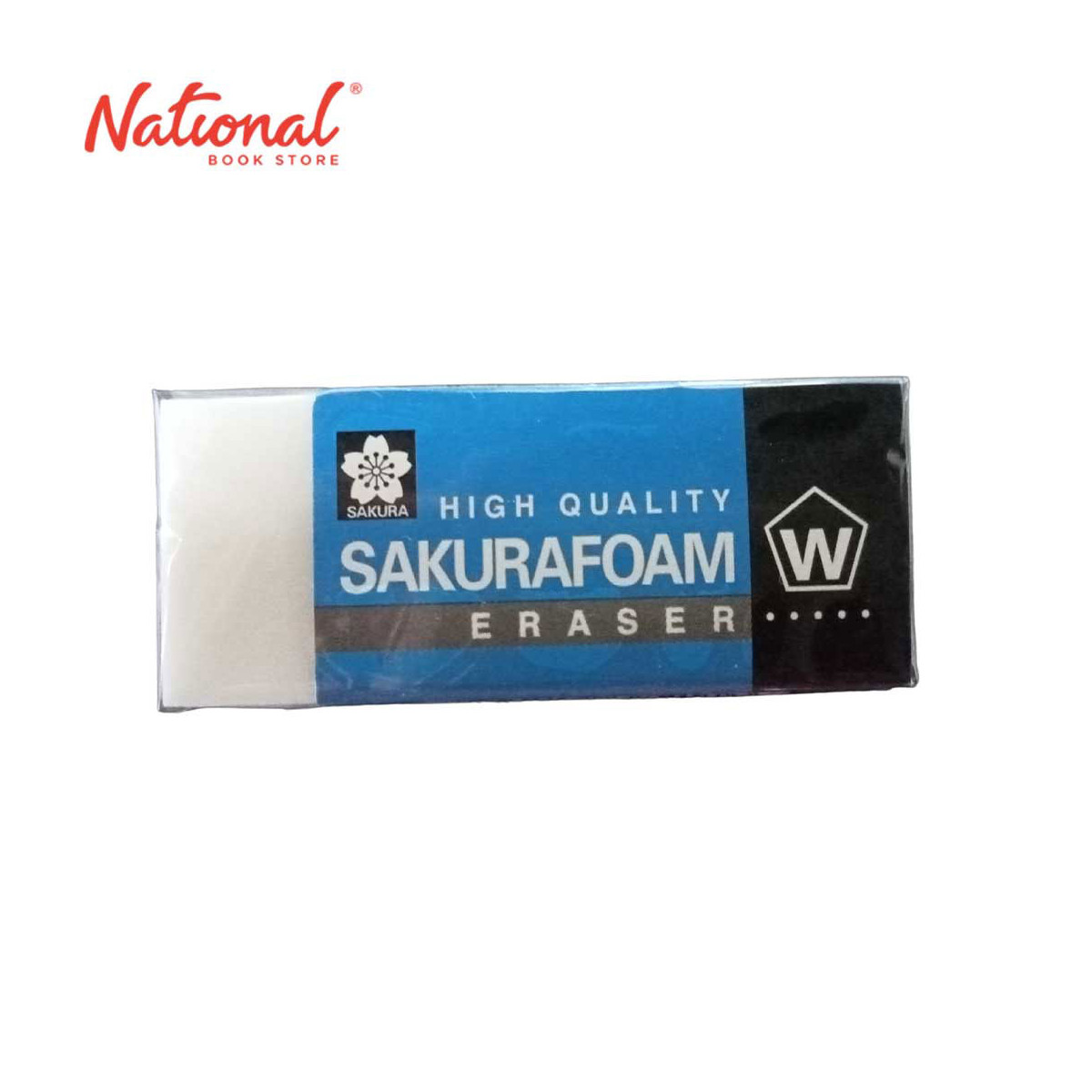 Sakura Foam Eraser White Big - Back To School Supplies