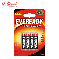 Eveready Battery AAA 1212Bp4 Black 4S - Home & Office...