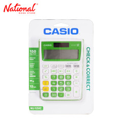 Casio Desktop Calculator MJ12VCB Green 12 Digits - Office...