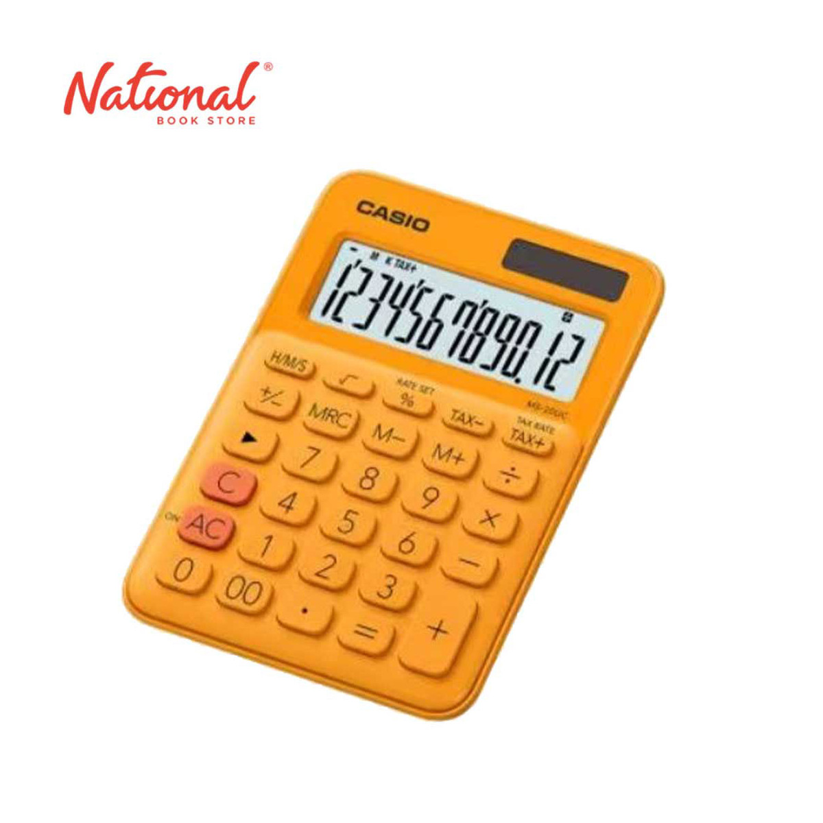 Casio Desktop Calculator MS20UC Orange 12 Digits - Office Equipment