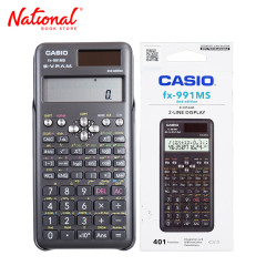 Casio Scientific Calculator FX991MS Black 401 Functions...