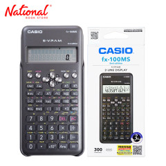 Casio Scientific Calculator FX100MS Black 300 Functions...