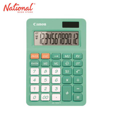 Canon Desktop Calculator AS120V PG 12 Digits Paris Green - Office Equipment