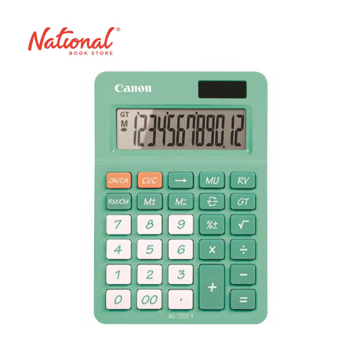Canon Desktop Calculator AS120V PG 12 Digits Paris Green - Office Equipment