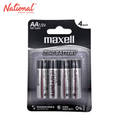 Maxell Battery Carbon Zinc AA 4 pieces - Home & Office...