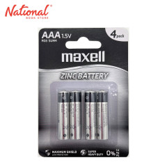 Maxell Battery Carbon Zinc AAA 4 pieces - Home & Office...