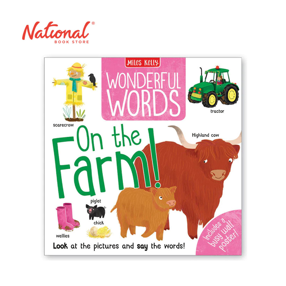 Wonderful Words: On The Farm By Fran Bromage - Hardcover - Books for Kids