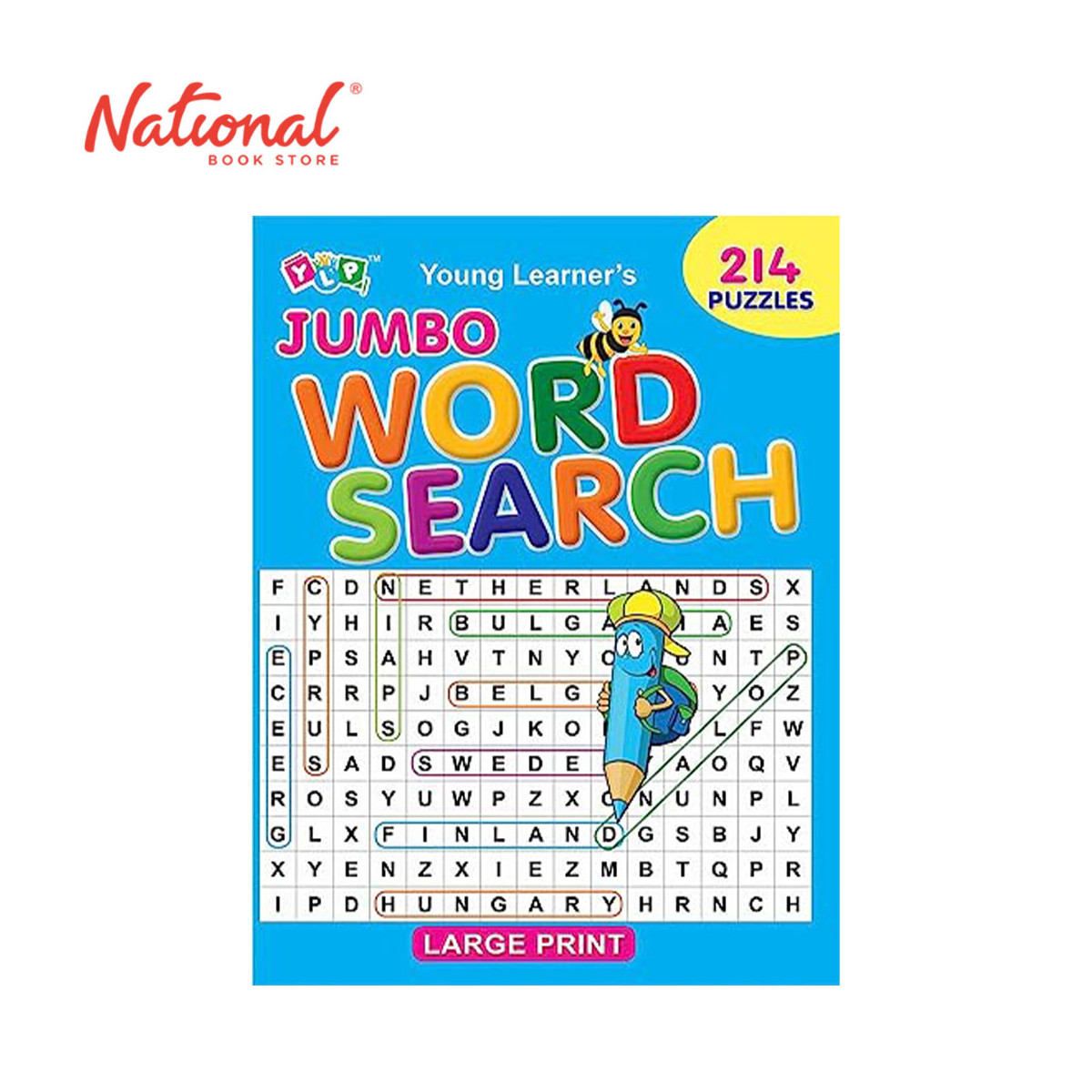 Jumbo Word Search - Trade Paperback - Hobbies for Kids - Puzzles for Kids