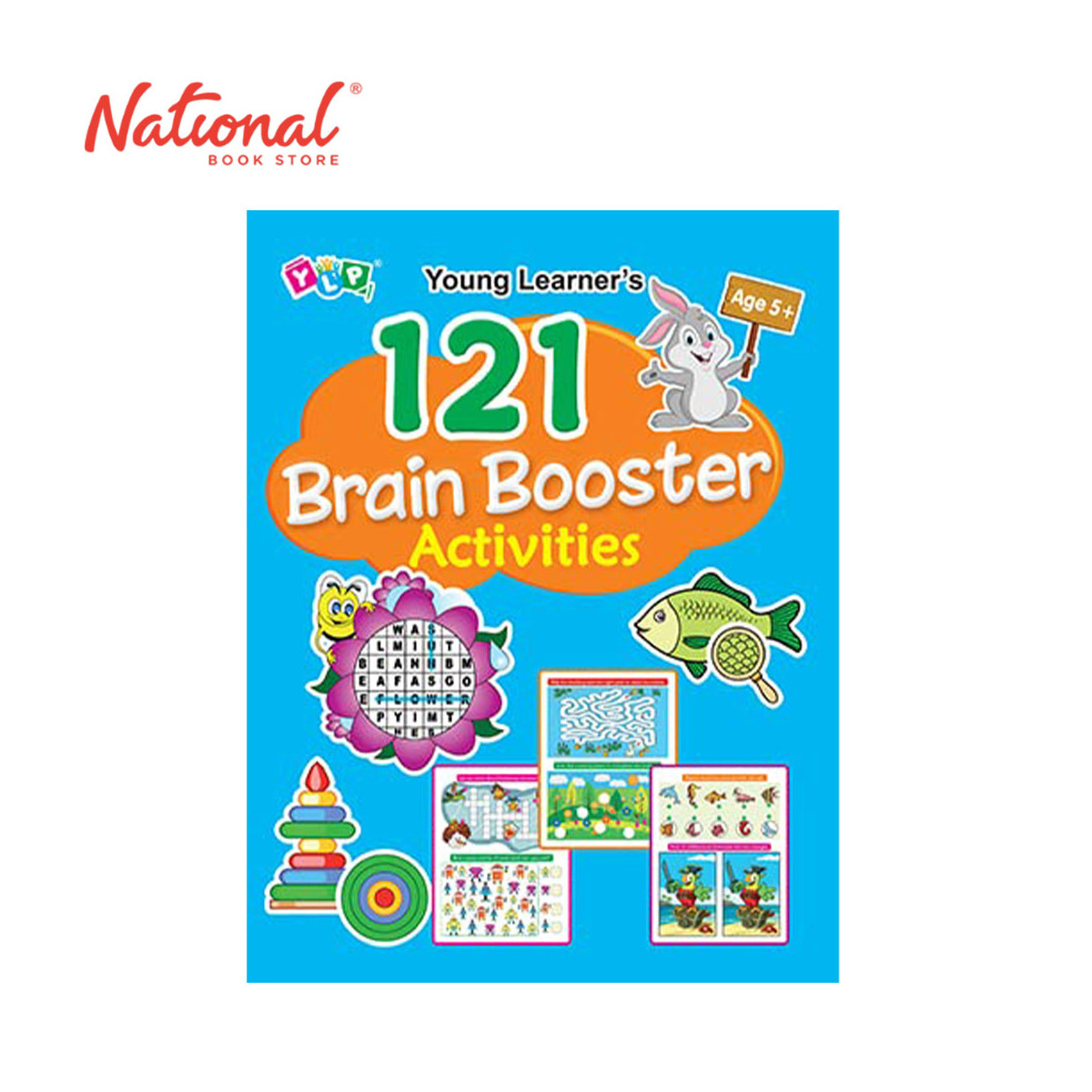 121 Brain Booster Activities - Trade Paperback - Activity Books for Kids - Math Workbooks