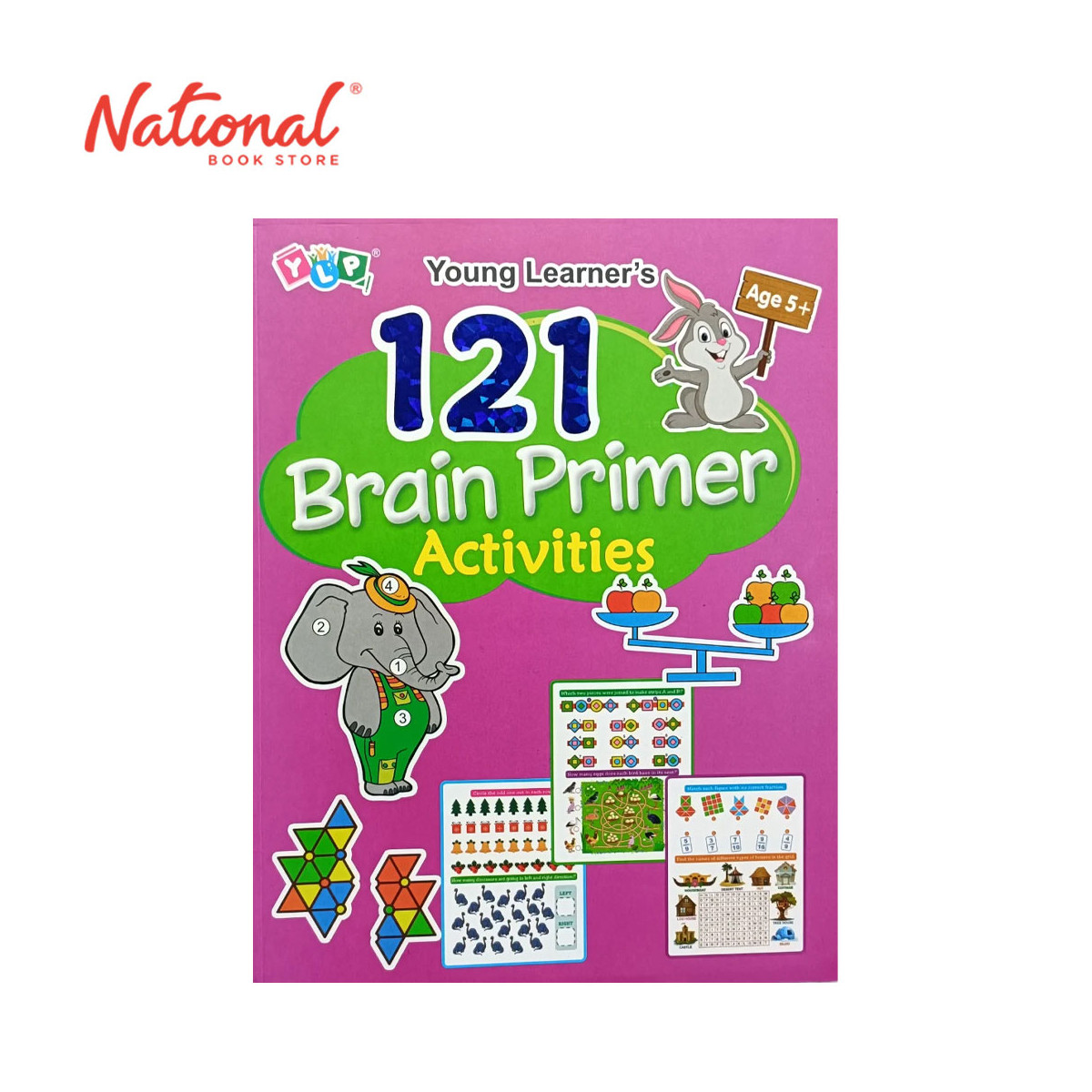 121 Brain Primer Activities - Trade Paperback - Activity Books for Kids - Math Workbooks