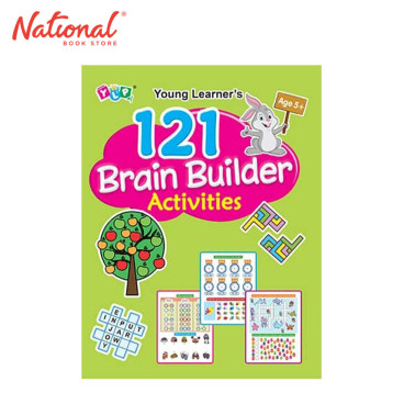 121 Brain Builder Activities - Trade Paperback - Activity Books for Kids - Math Workbooks