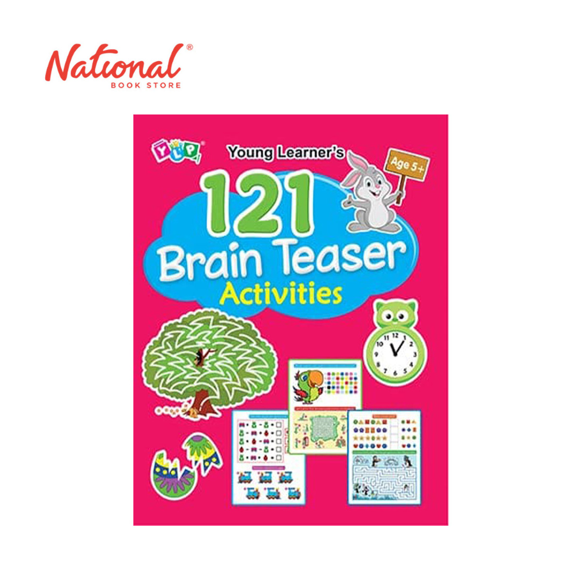 121 Brain Teaser Activities - Trade Paperback - Activity Books for Kids - Math Workbooks