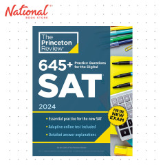 645+ Practice Questions for the Digital SAT 2024 By The Princeton Review - Trade Paperback