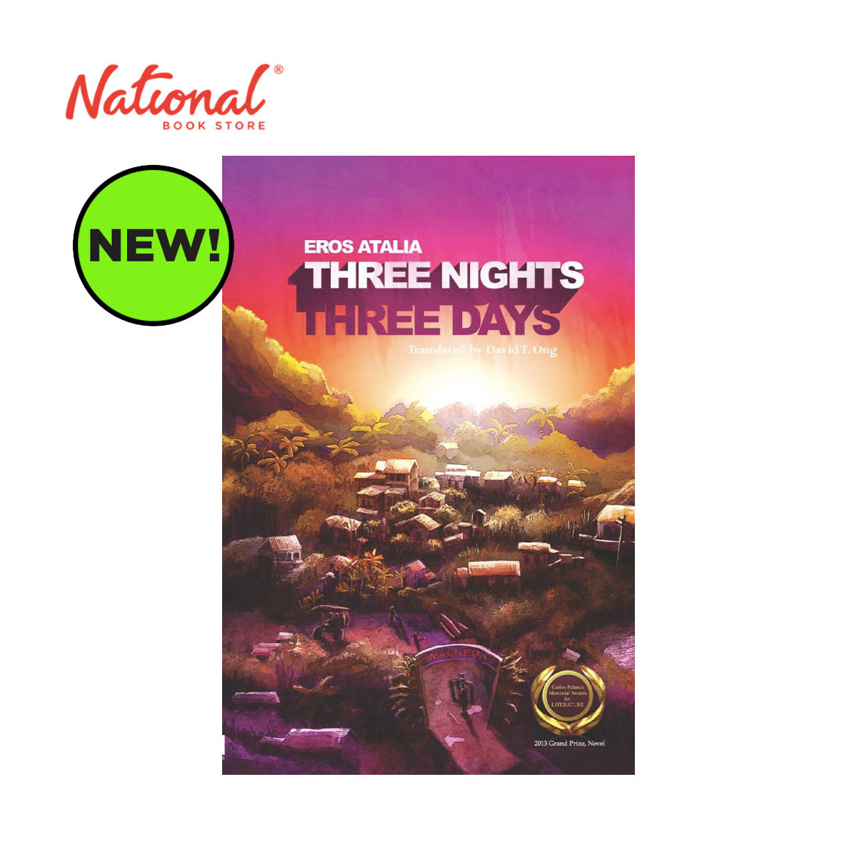 Three Nights Three Days by Eros Atalia - Trade Paperback - Philippine Fiction