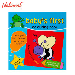 Baby's First Colouring Book Blue - Trade Paperback - Coloring Books for Kids